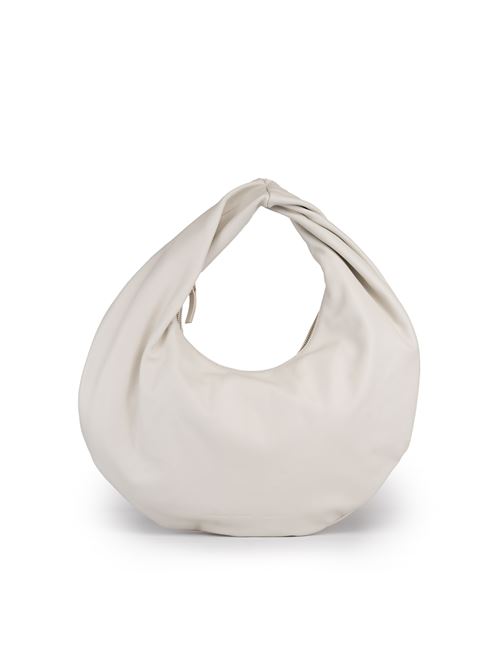 Borsa tote Hobo Puffy in pelle bianca Liviana Conti | A4WA12A10-2